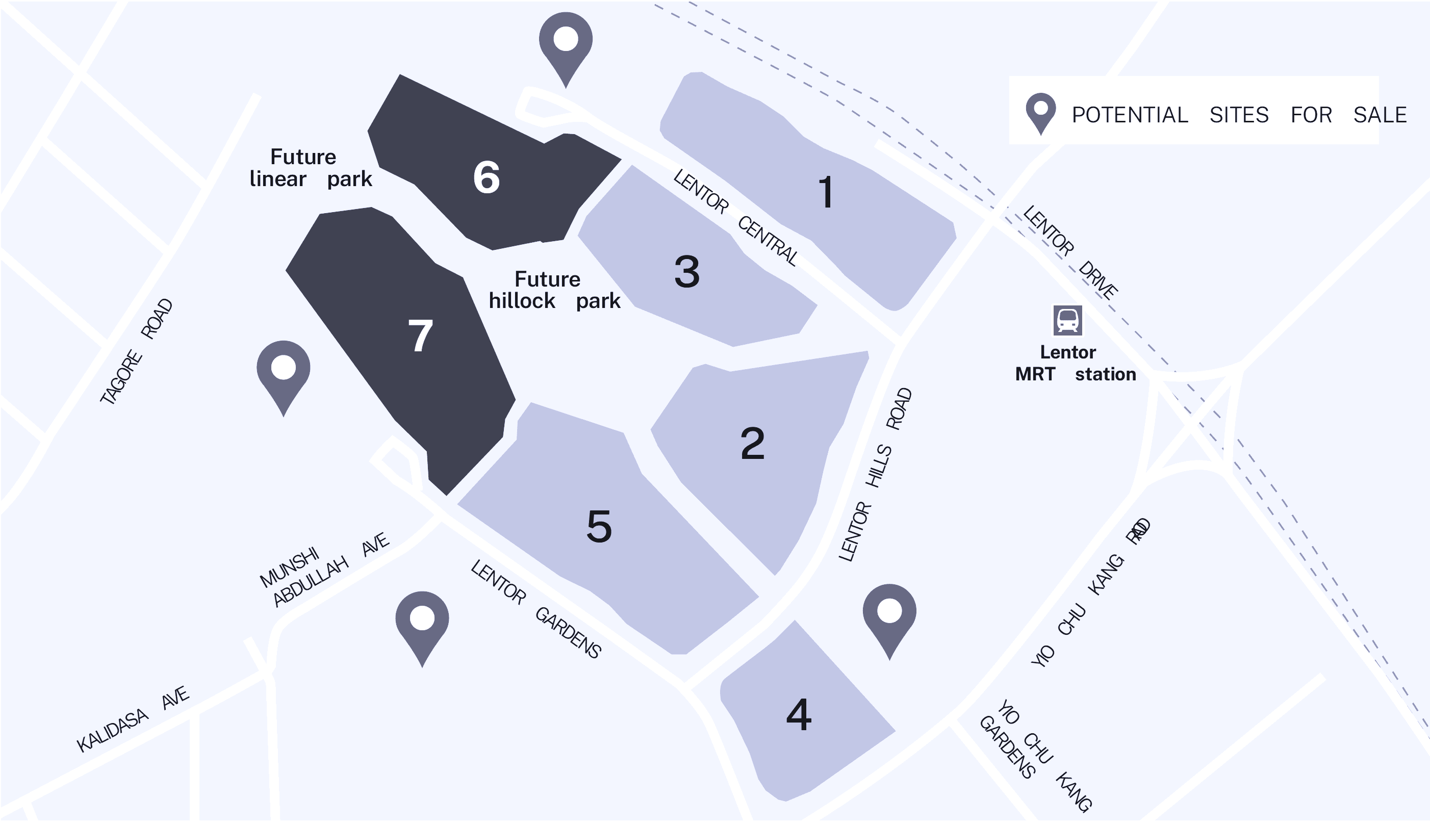 Lentor Collection Location Map Lentor Collection Location Map