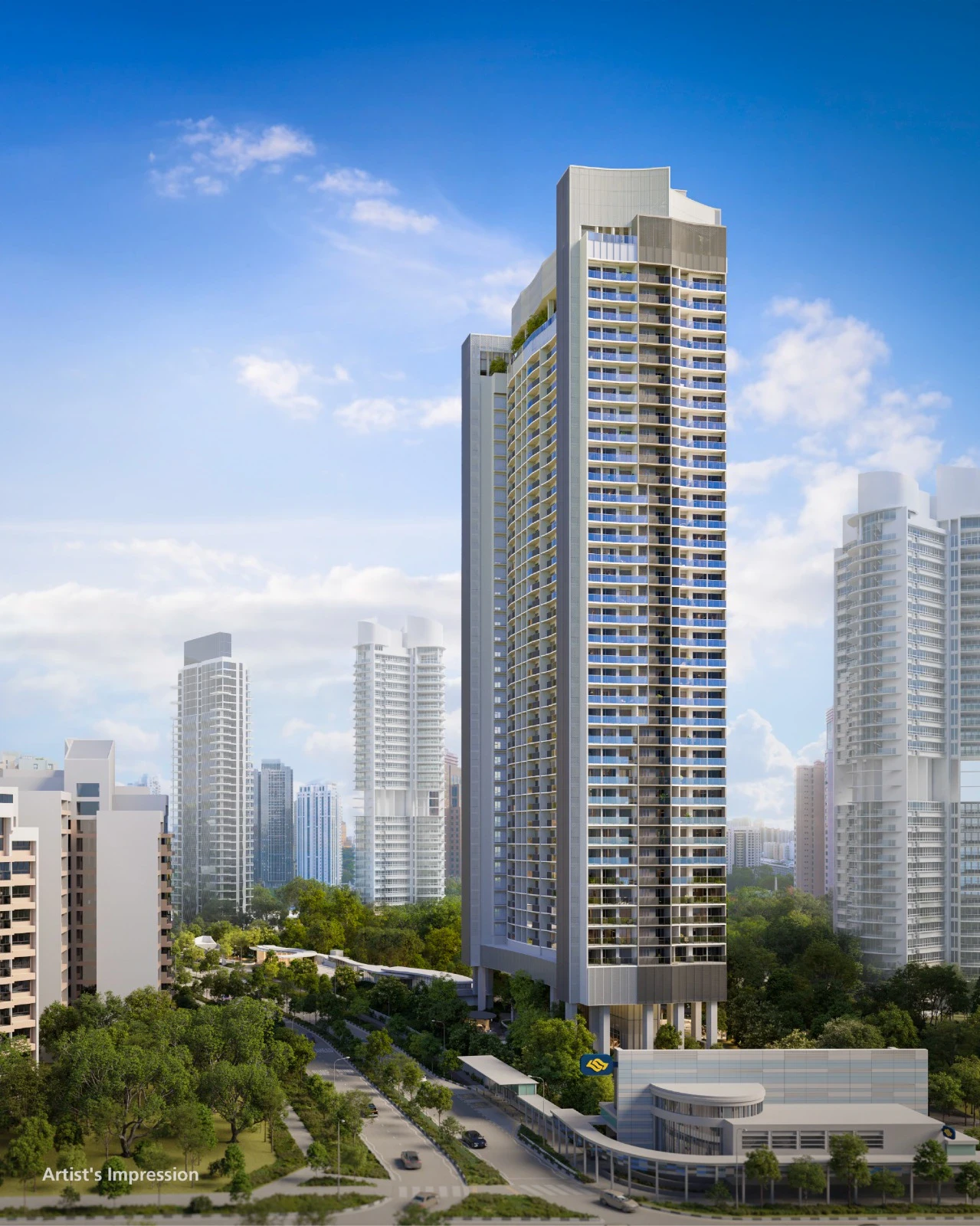 Rivergreen Hero Shot Official Two River Valley area projects – Thomson View Residences and Promenade Peak – begin previews this week