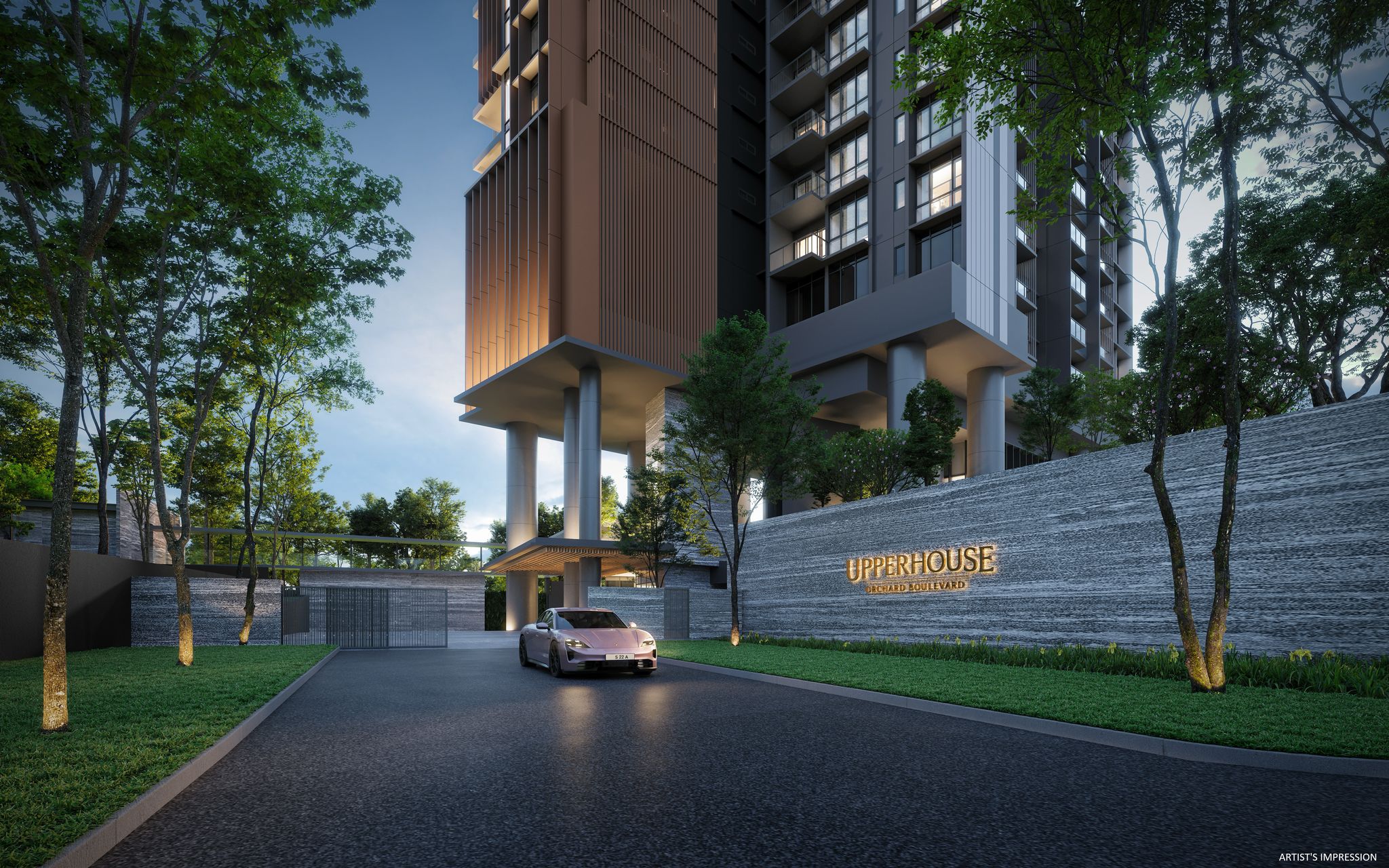 Upperhouse Entrance Firm take-up at UpperHouse and The Robertson Opus with prices averaging about S$3,350 psf